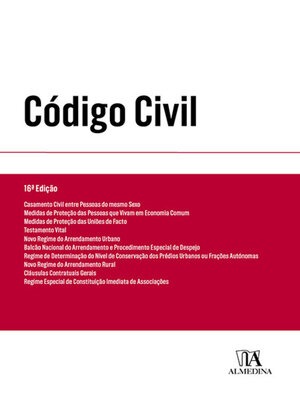 cover image of Código Civil--16ª Edição